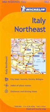 Michelin Italy: Northeast Map 562