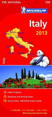 Italien 2013 Michelin 735 karta - 1:1milj