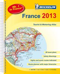 Frankrike 2013 atlas Michelin A4 - 1:200000