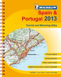 Spanien Portugal 2013 Atlas Michelin A4 - 1:400000