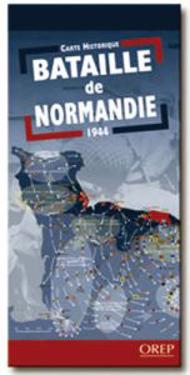 Battle of Normandy Historical Map