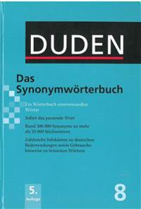 Duden 08. Das Synonymwörterbuch