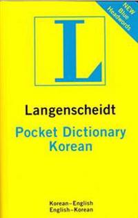 Langenscheidt Pocket Korean Dictionary