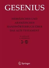 Hebraisches Und Aramaisches Handworterbuch Uber Das Alte Testament