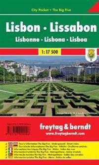 Lissabon 1 : 10 000 City Pocket + The Big Five