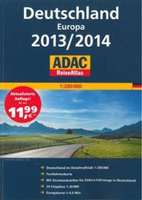 ADAC ReiseAtlas Deutschland, Europa 2013/2014