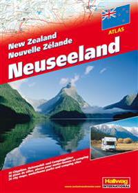 Nya Zeeland Atlas Hallwag