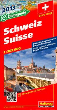 Schweiz Distoguide Hallwag karta - 1:303000