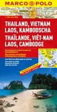 Thailand, Vietnam, Laos, Cambodia Marco Polo Map
