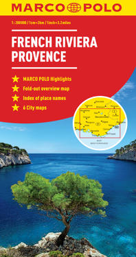 French Riviera, Provence Marco Polo Map