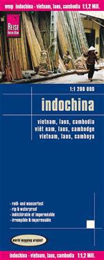 Reise Know-How Landkarte Indochina 1:1.200.000: Vietnam, Laos, Kambodscha