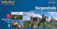 Bikeline Radtourenbuch Burgenstraße 1 : 75.000
