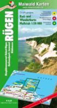 Maiwald Karte Rügen mit Hiddensee Rad- und Wanderkarte 1 : 50.000