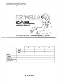 Reynells språktest; noteringshefte
