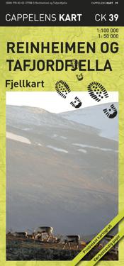 Reinheimen og Tafjordfjella; fjellkart