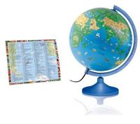 Globus. Family solid. 30 cm. Atmosphere classic. 1 plansje med symbolforklaringer