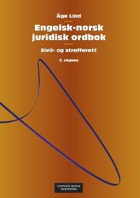 Engelsk-norsk juridisk ordbok; sivil- og strafferett