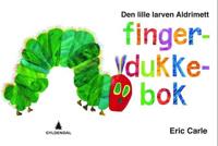 Den lille larven Aldrimett; fingerdukkebok