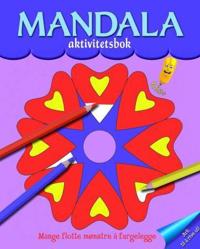 Mandala aktivitetsbok. Fargeleggingsbok med mandalamønstre. Fra 4 år
