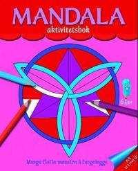 Mandala aktivitetsbok. Fargeleggingsbok med mandalamønstre. Fra 6 år