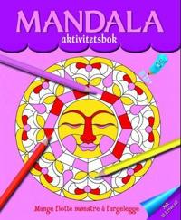 Mandala aktivitetsbok. Fargeleggingsbok med mandalamønstre. Fra 8 år