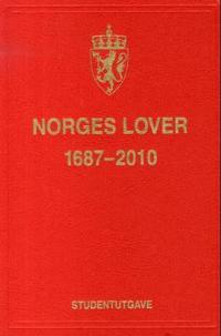 Norges Lover 1687-2010; studentutgave