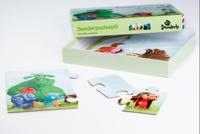 Dunderpuslespill. Tre ulike puslespill med 6, 12 og 16 brikker