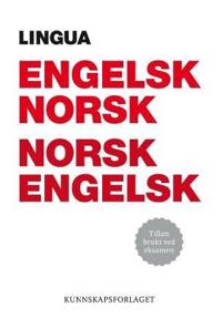 Lingua; engelsk-norsk, norsk-engelsk skoleordbok