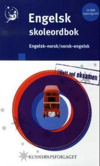 Engelsk skoleordbok; engelsk-norsk/norsk-engelsk
