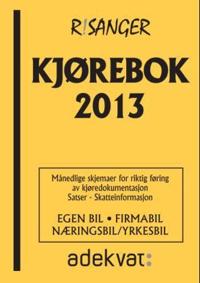 Kjørebok 2013; egen bil, firmabil, næringsbil/ yrkesbil