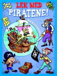 Lek med piratene! Blått aktivitetshefte med klistremerker