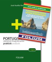 Portugisisk-norsk praktisk ordbok + lommeordbok; Foliums portugisiske ordbøker