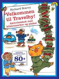Velkommen til Travelby!; aktivitetsbok med klistremerker og plakat