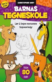 Barnas tegneskole; lær å tegne morsomme tegneseriedyr