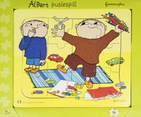 Albert Åberg puslespill i tre. 12 biter