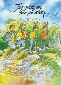 Jeg gikk en tur på stien; barn arbeider med materialer fra naturen