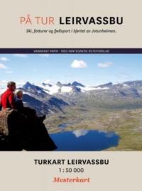 På tur Leirvassbu; turkart Leirvassbu