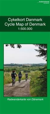 Danmark Cykelkarta Nordisk Korthandel - 1:500000