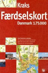 Kraks færdselskort Danmark 1:75.000