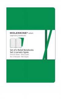 Moleskine Ruled Volant Xs - Emerald Green