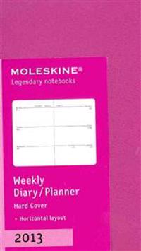 Moleskine Extra Small Dark Pink Weekly Horizontal