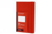 Moleskine Red Large Daily Diary / Planner 2013 Calendar