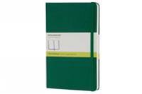 Moleskine Classic Hard Cover Large Plain Notebook - Oxide Green (5 X 8.25)