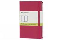 Moleskine Classic Hard Cover Pocket Plain Notebook - Magenta (3.5 X 5.5)