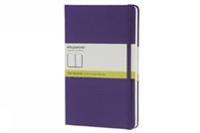 Moleskine Classic Hard Cover Large Plain Notebook - Brilliant Violet (5 X 8.25)