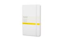 Moleskine White Large Square Notebook Hard