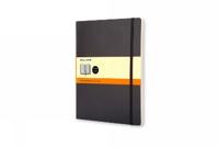 Moleskine Classic Soft Cover Extra Large Ruled Notebook - Black (7.5 X 10)