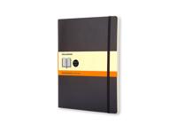 Moleskine Classic Soft Cover Extra Large Ruled Notebook - Black (7.5 X 10)