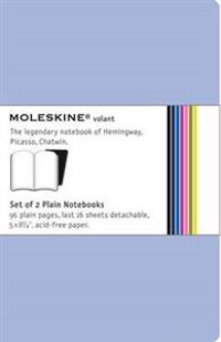 Moleskine Volant Plain Notebook Blue Large