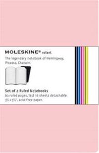 Moleskine Volant Pocket Ruled Pink